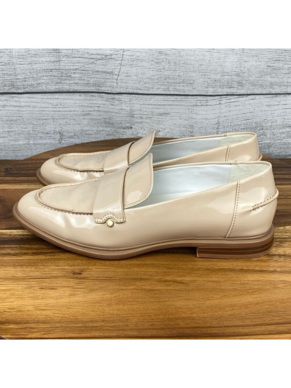 Franco Sarto Kira Beige Nude Slip On Loafer Women’s Shoe Size 7